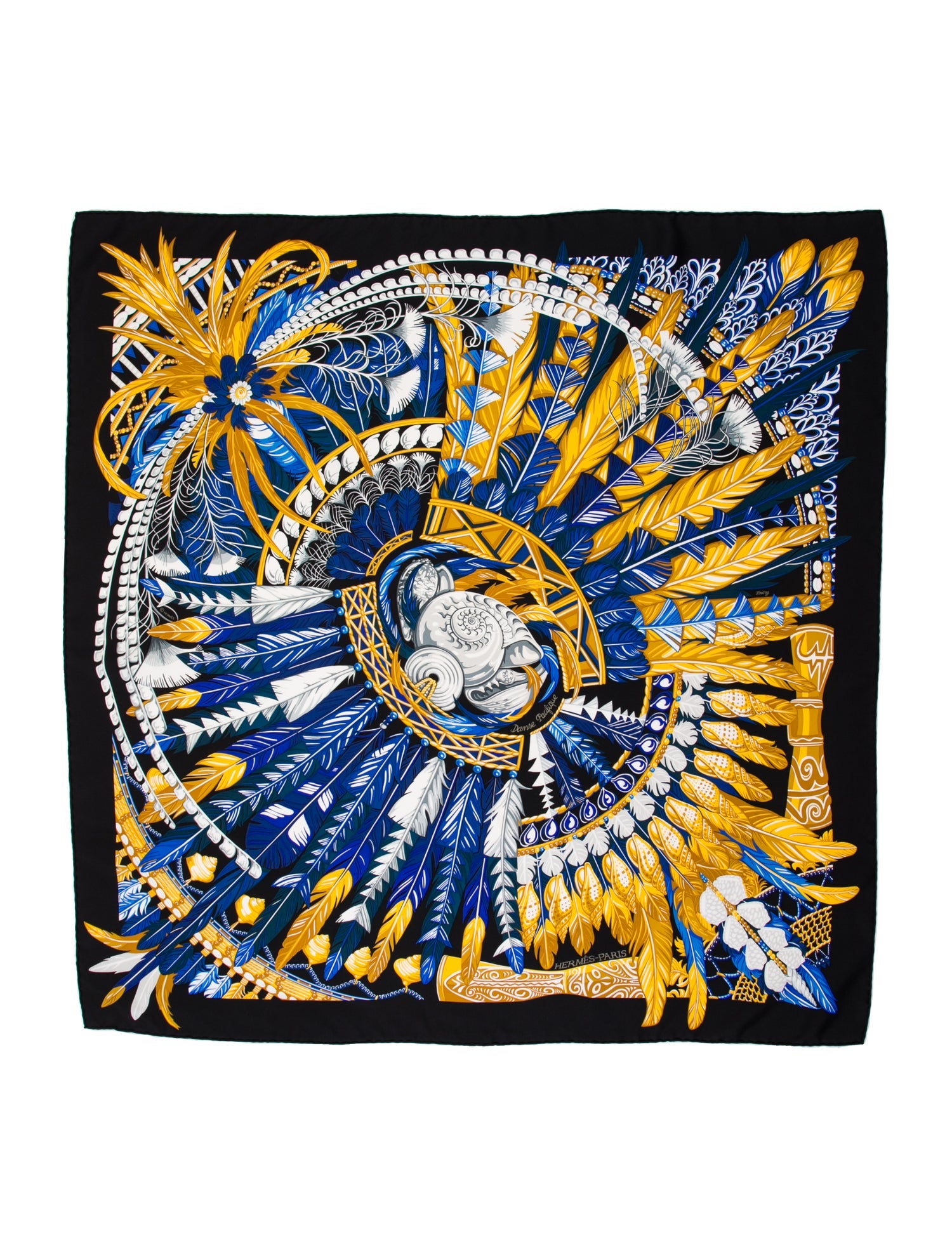 Hermès Danse Pacifique Silk Scarf