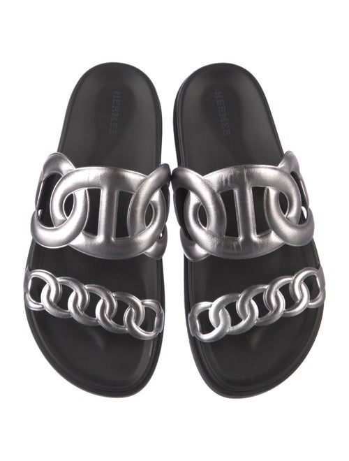 Hermès Extra Leather Slides