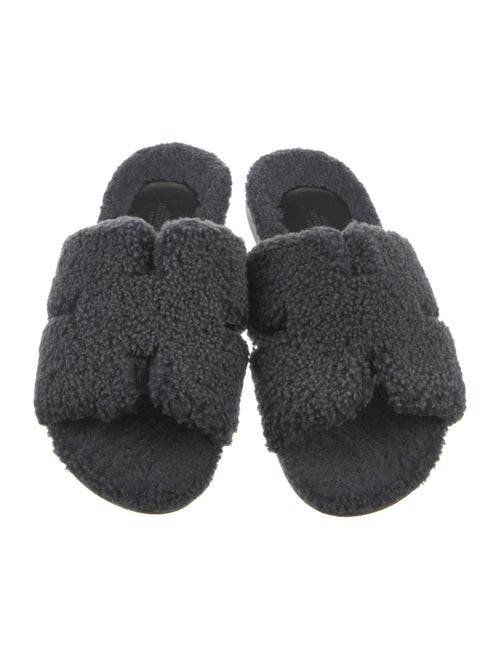 Hermès Izmir Shearling Slides