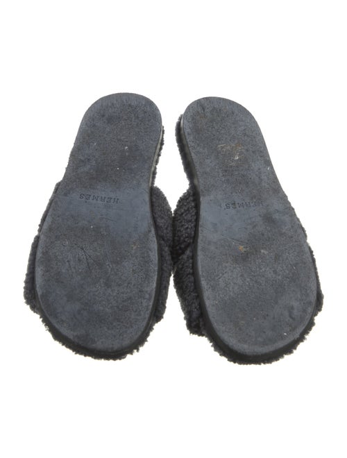 Hermès Izmir Shearling Slides