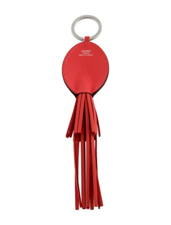 Hermès 2025 Epsom Poulpe Key Ring