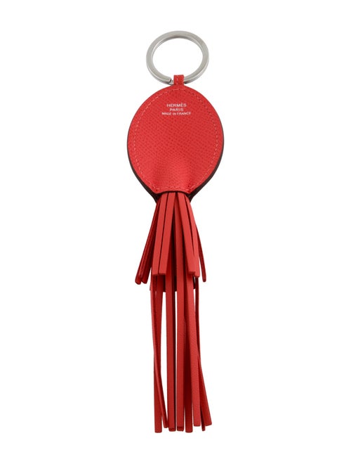 Hermès 2025 Epsom Poulpe Key Ring