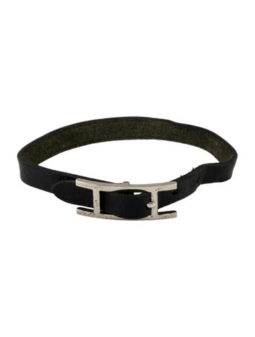 Hermès Wrap Vintage Leather Behapi Simple Tour Bracelet