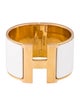 Hermès Clic H XL Enamel Bangle Bracelet