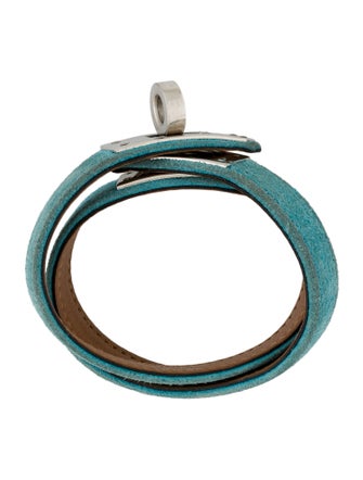 Hermès Suede Kelly Double Tour Wrap Bracelet