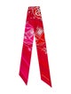 Hermès Ex-Libris Silk Twilly Scarf