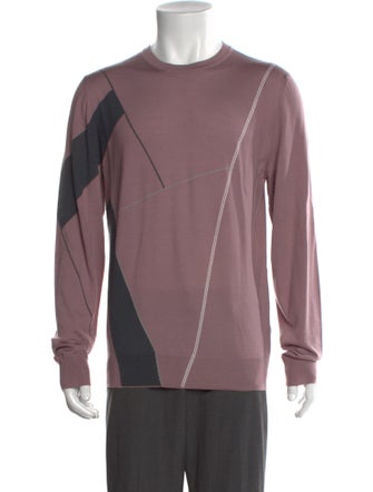 Hermès Graphic Print Pullover Wool Pullover