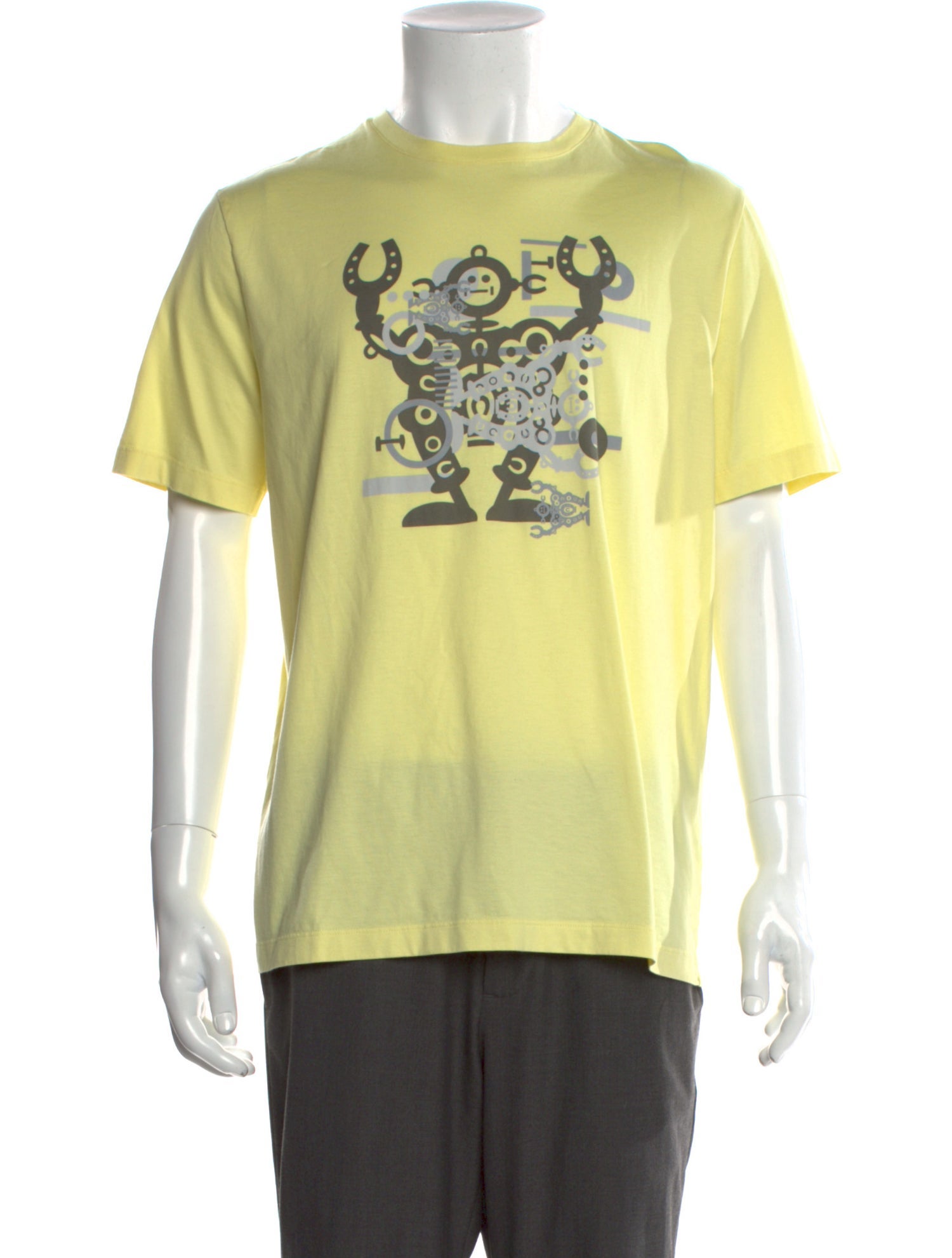 Hermès Graphic Print Crew Neck T-Shirt