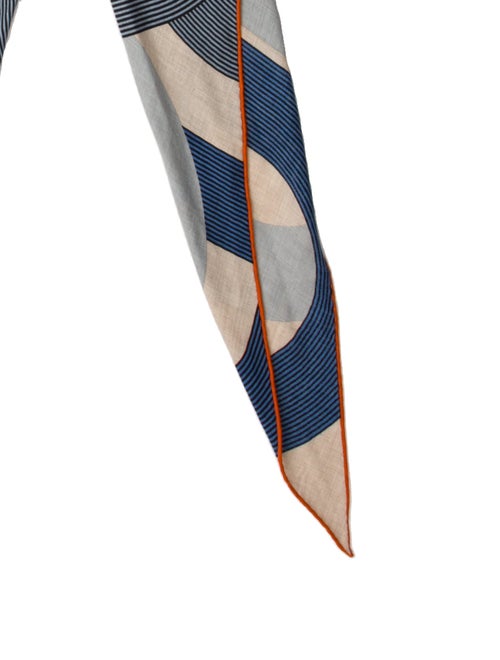 Hermès Circuit 24 Faubourg Losange Cashmere Shawl