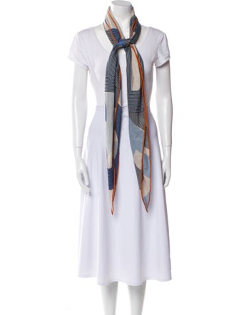 Hermès Circuit 24 Faubourg Losange Cashmere Shawl