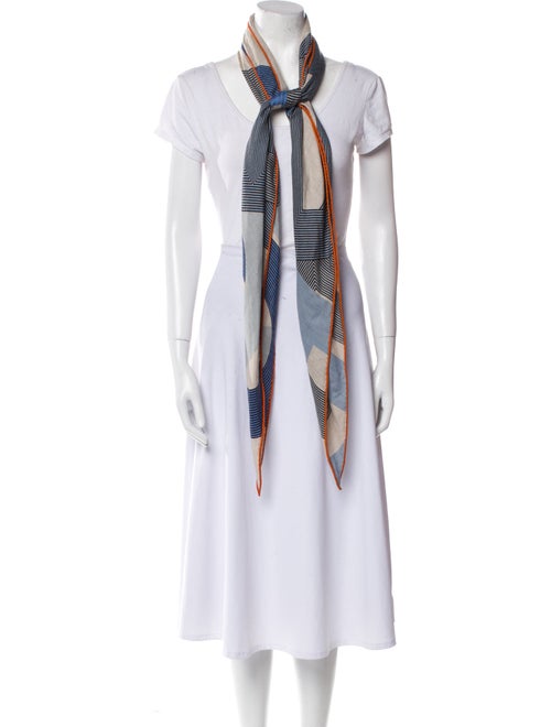 Hermès Circuit 24 Faubourg Losange Cashmere Shawl