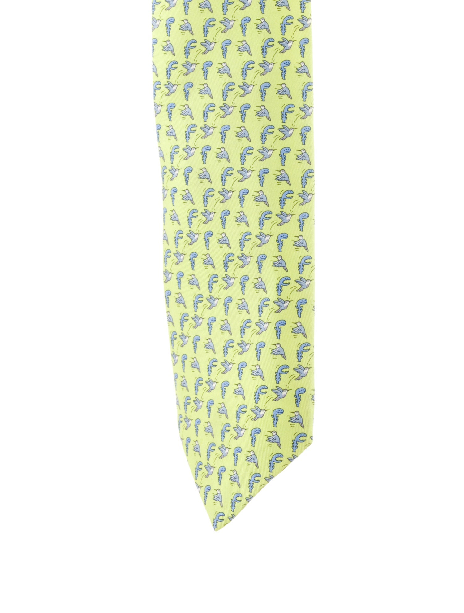 Hermès Silk Printed Tie