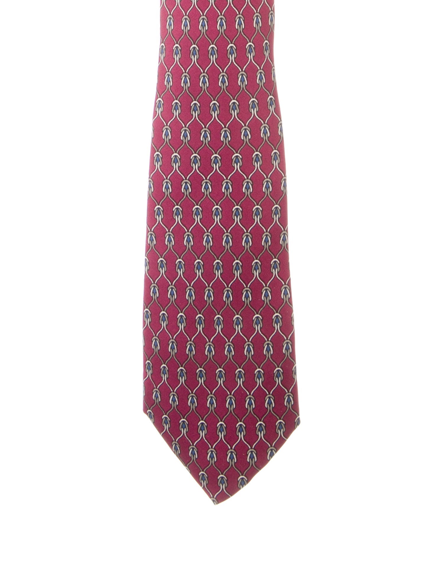 Hermès Knot Patterned Tie
