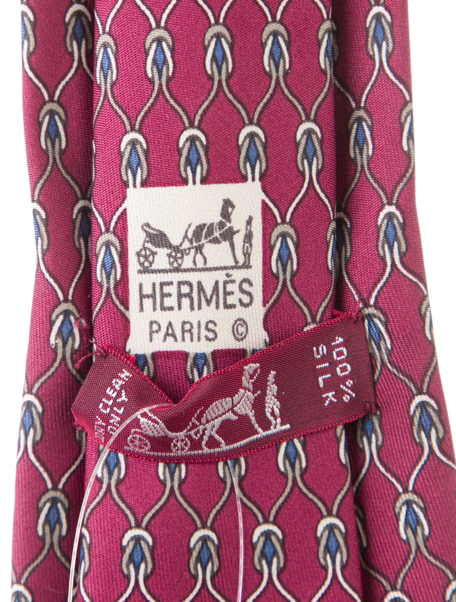 Hermès Knot Patterned Tie