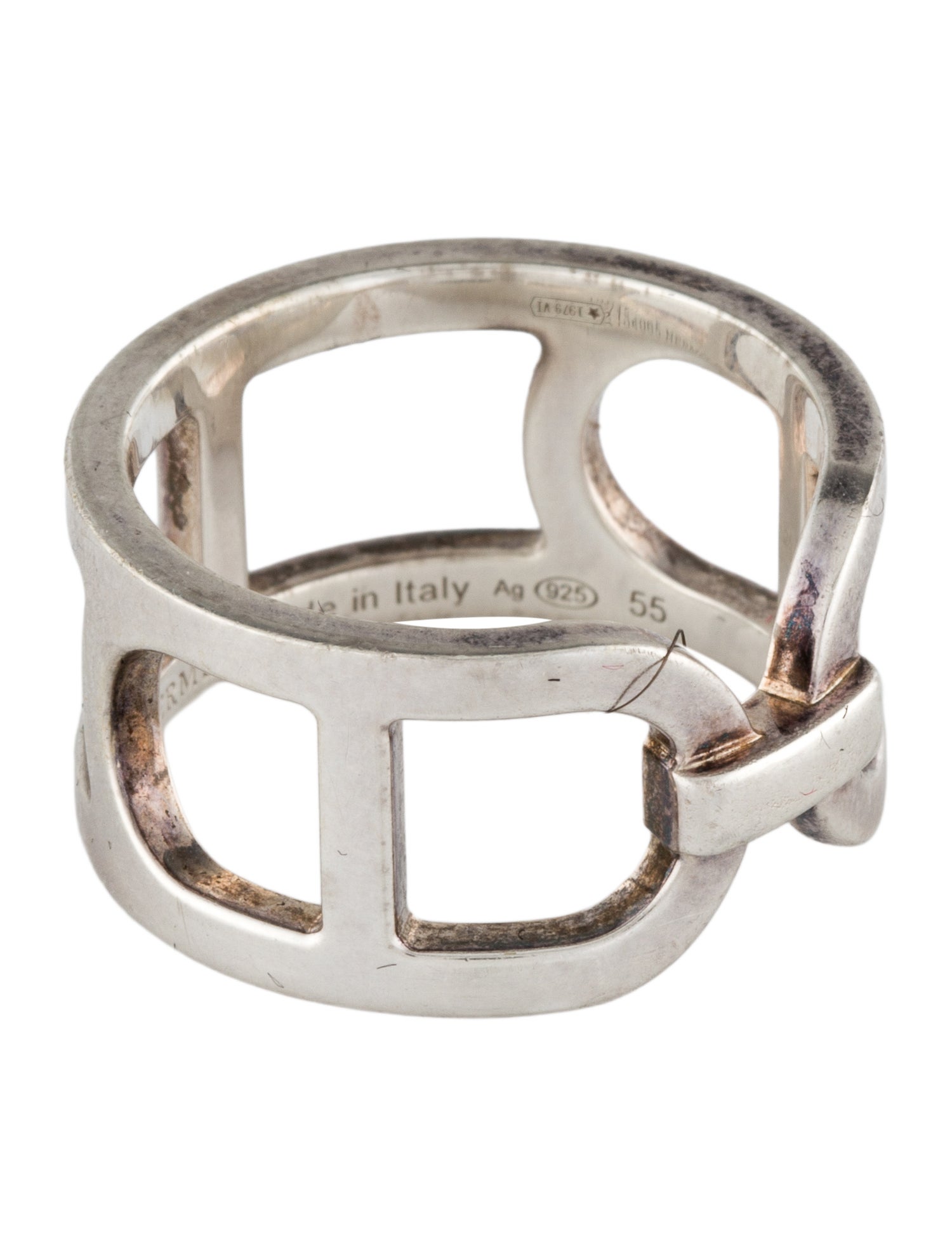 Hermès Ever Chaine D' Ancre Medium Ring