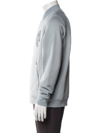 Hermès Sellier Logo Graphic Print Bomber Jacket