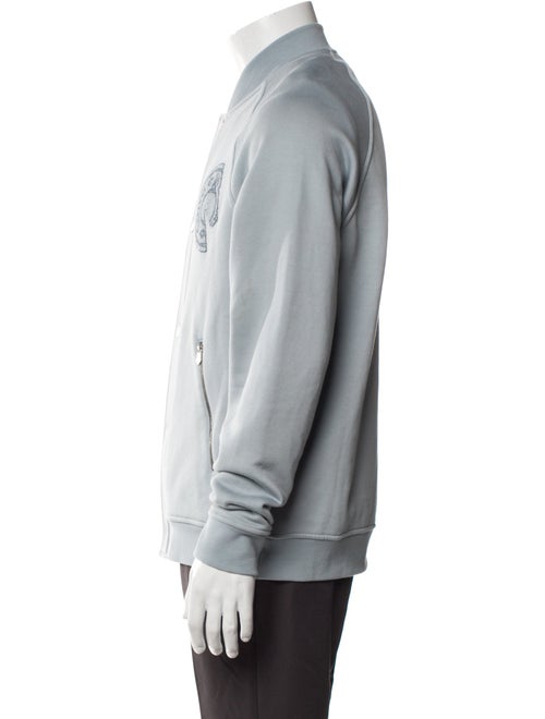 Hermès Sellier Logo Graphic Print Bomber Jacket