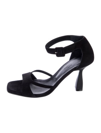 Hermès Gemma 95 H Logo Sandals