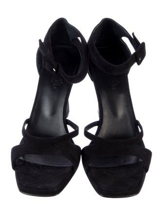 Hermès Gemma 95 H Logo Sandals