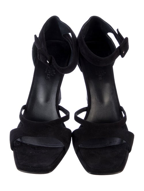 Hermès Gemma 95 H Logo Sandals