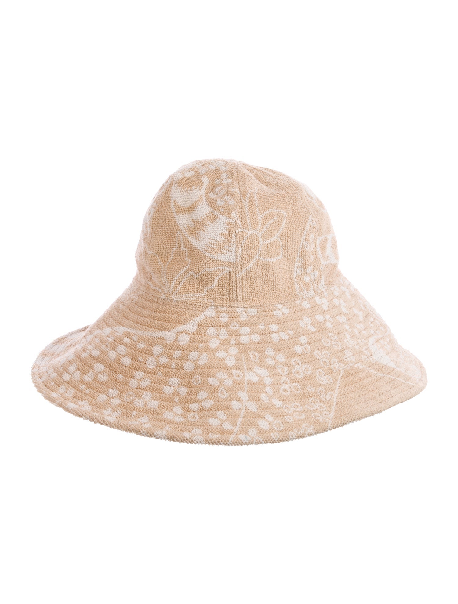 Hermès Les Leopards Terry Cloth Hat