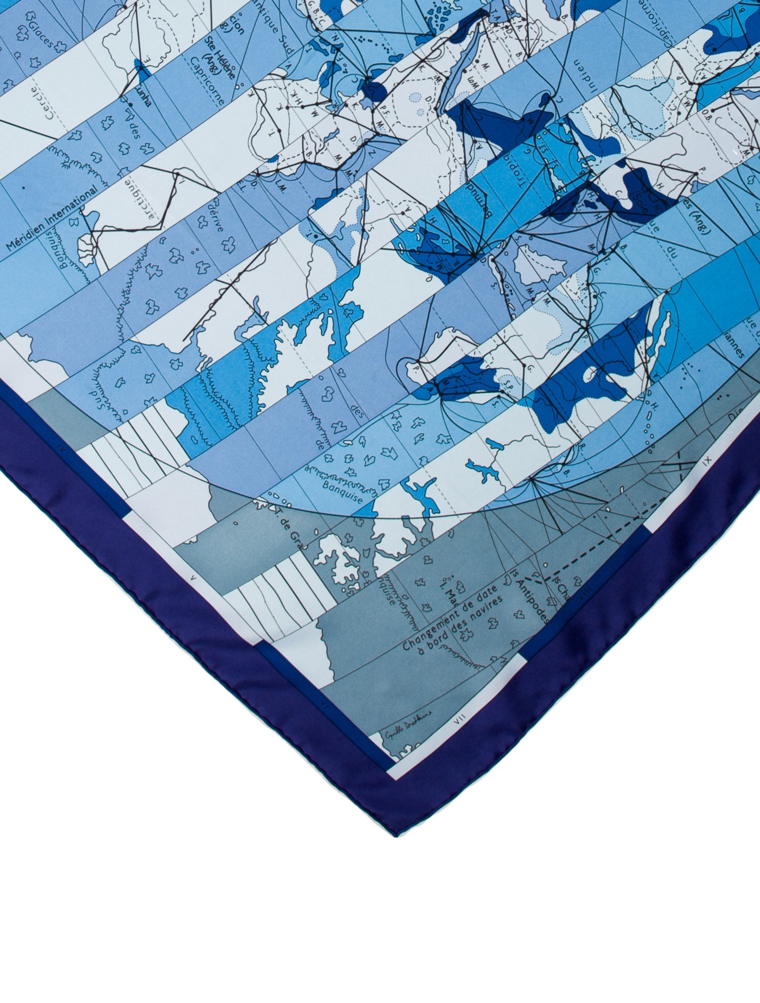Hermès Le Monde Est Vaste Silk Scarf