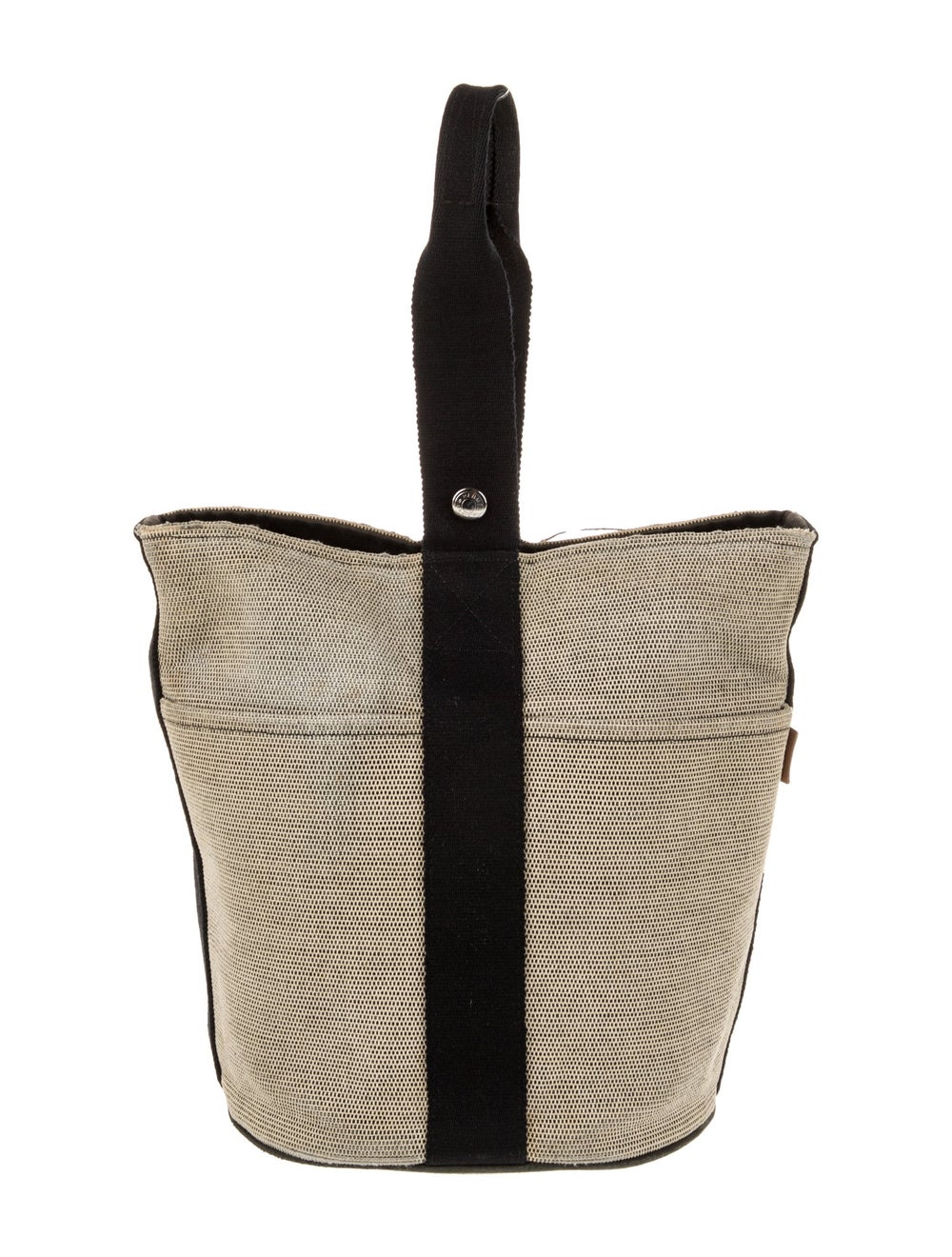 Hermès Top Handle Bag Neutrals Toile H Canvas Str… - image 4