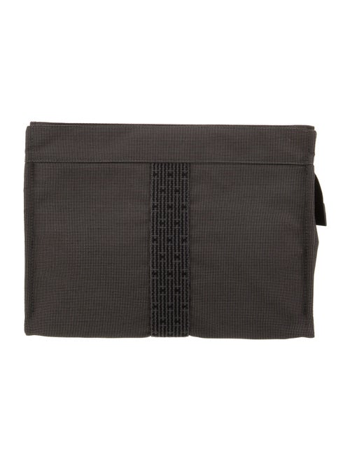 Hermès Toile Herline Clutch