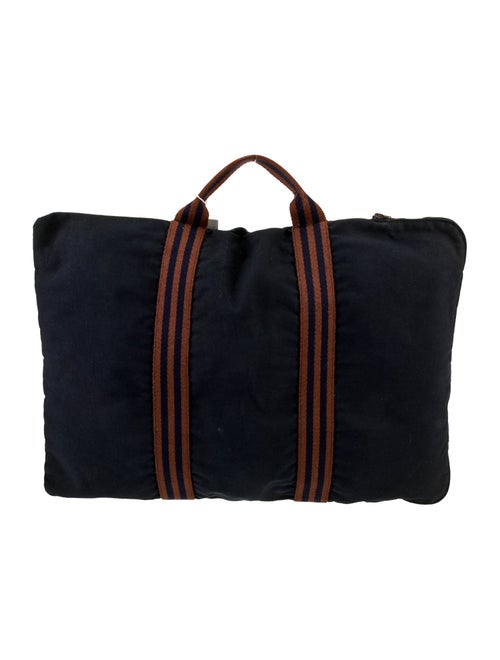 Hermès Toile Fourre-Tout Briefcase