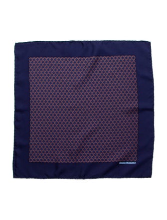 Hermès Printed Silk Pocket Square