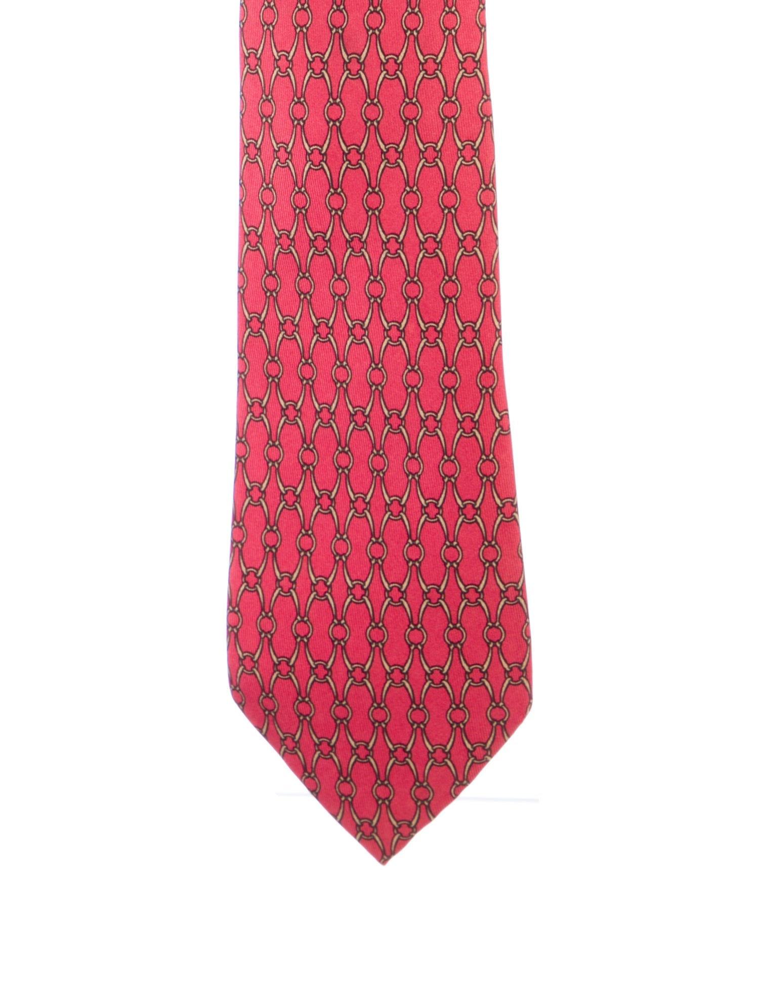 Hermès Printed Silk Tie