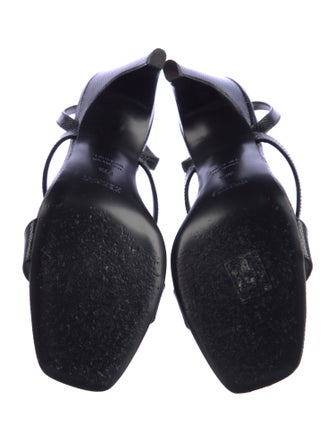 Hermès Glamour 95 H Logo Slingback Sandals