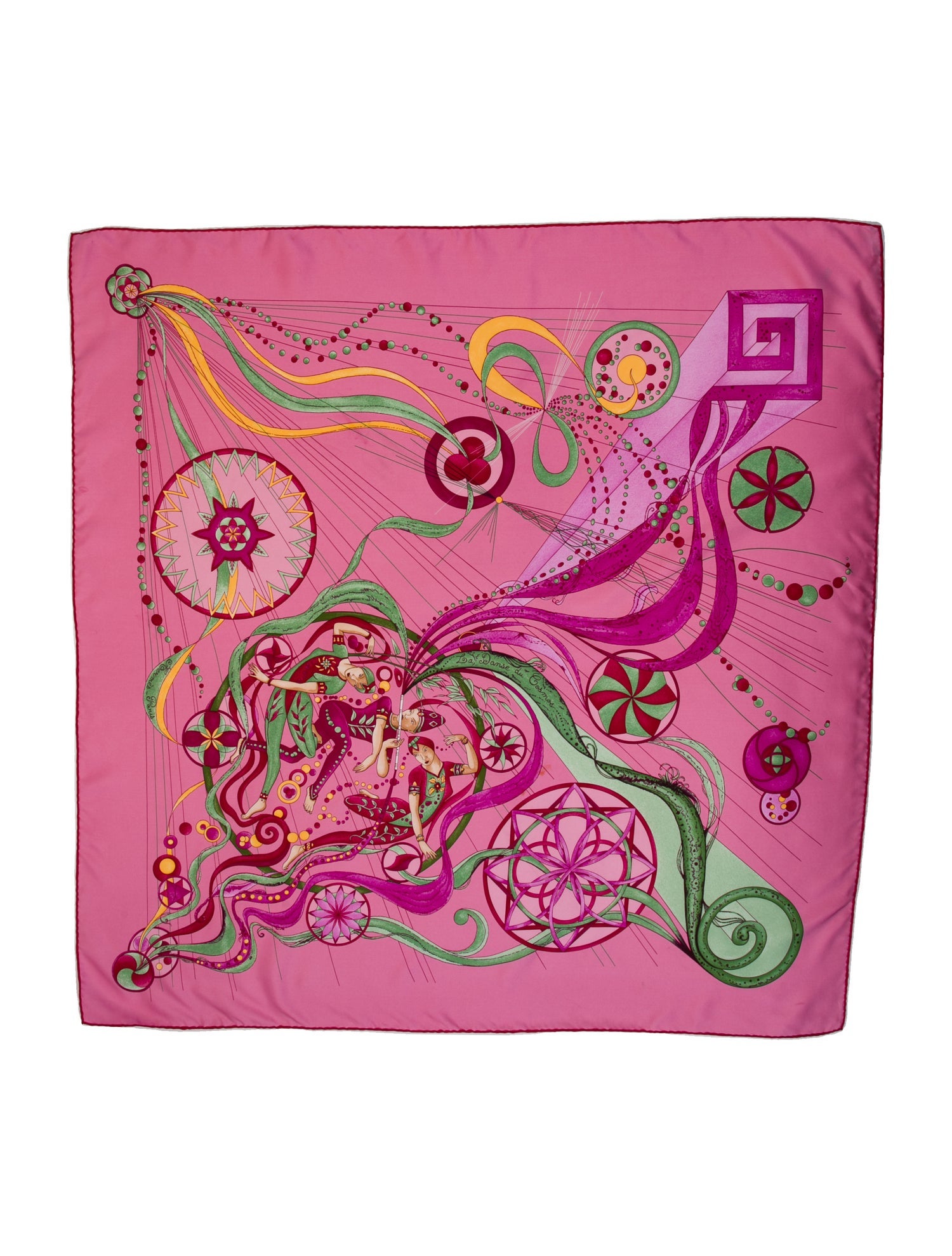 Hermès La Danse Du Cosmos Silk Scarf