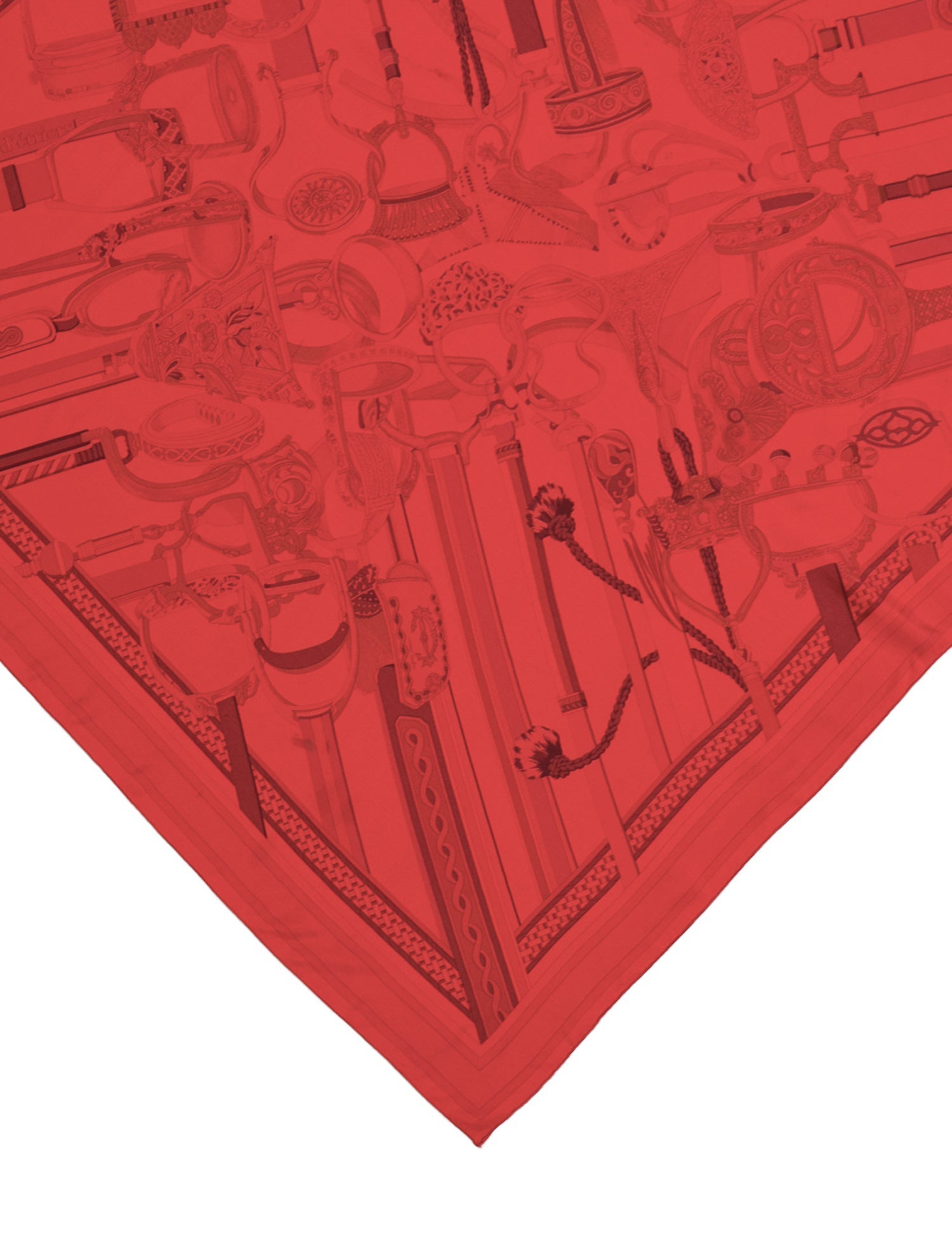 Hermès Concours d'Etriers Dip-Dye Silk Shawl