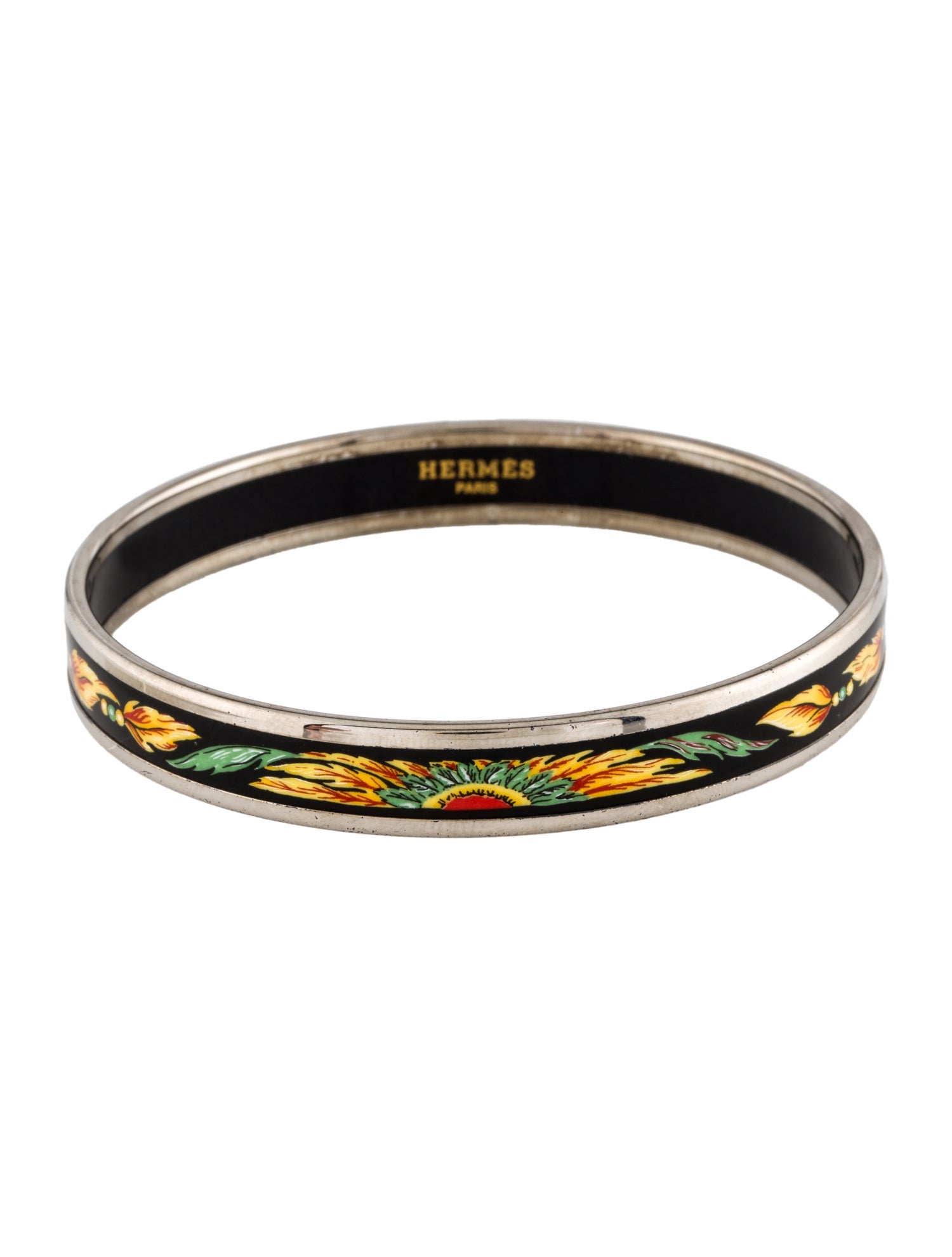 Hermès Narrow Enamel Bangle