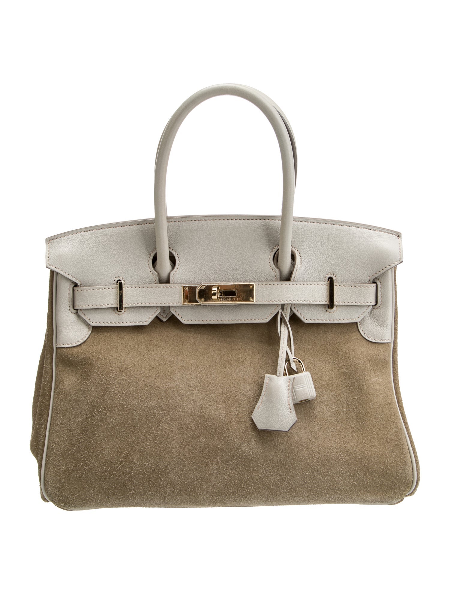 Hermès Doblis Grizzly & Evergrain Birkin 30