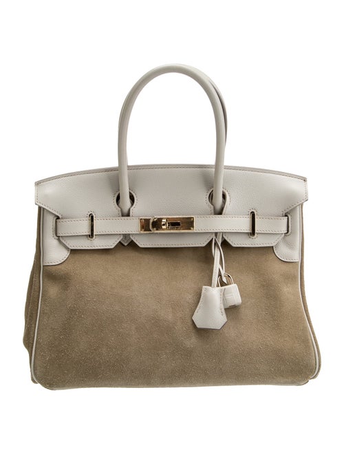 Hermès Doblis Grizzly & Evergrain Birkin 30