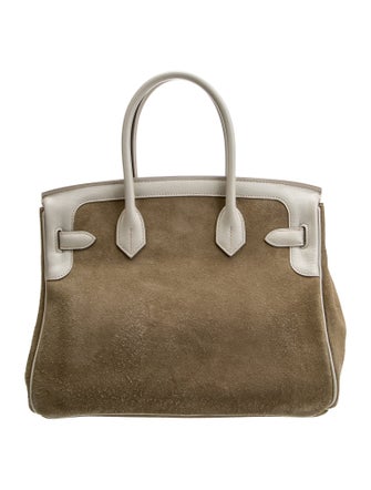 Hermès Doblis Grizzly & Evergrain Birkin 30