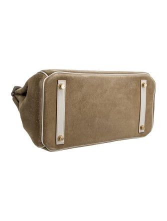 Hermès Doblis Grizzly & Evergrain Birkin 30