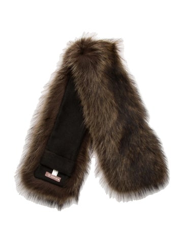 Hermès Scarves and Shawls Tie Tippet Fur Scarf