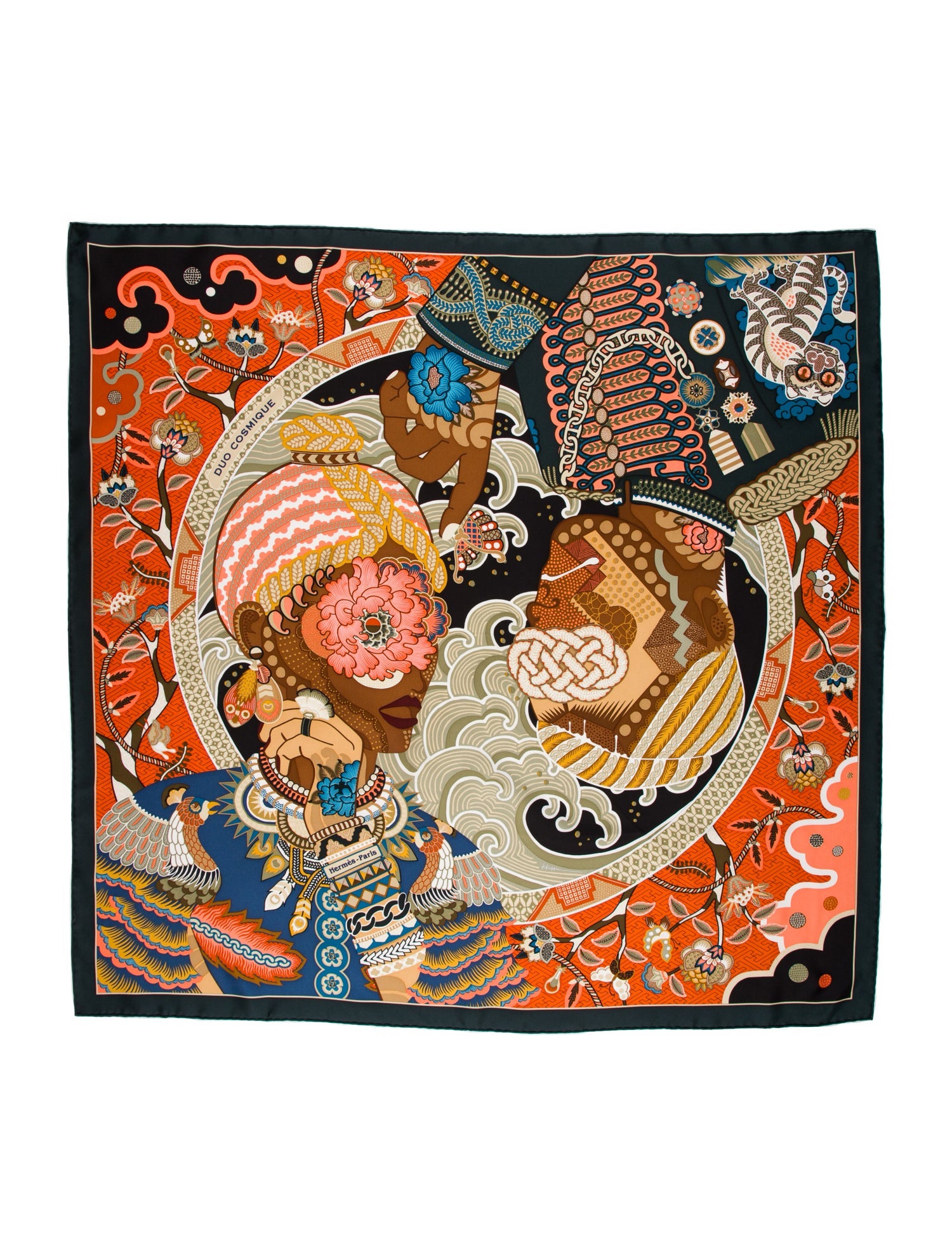 Hermès Duo Cosmique Silk Scarf