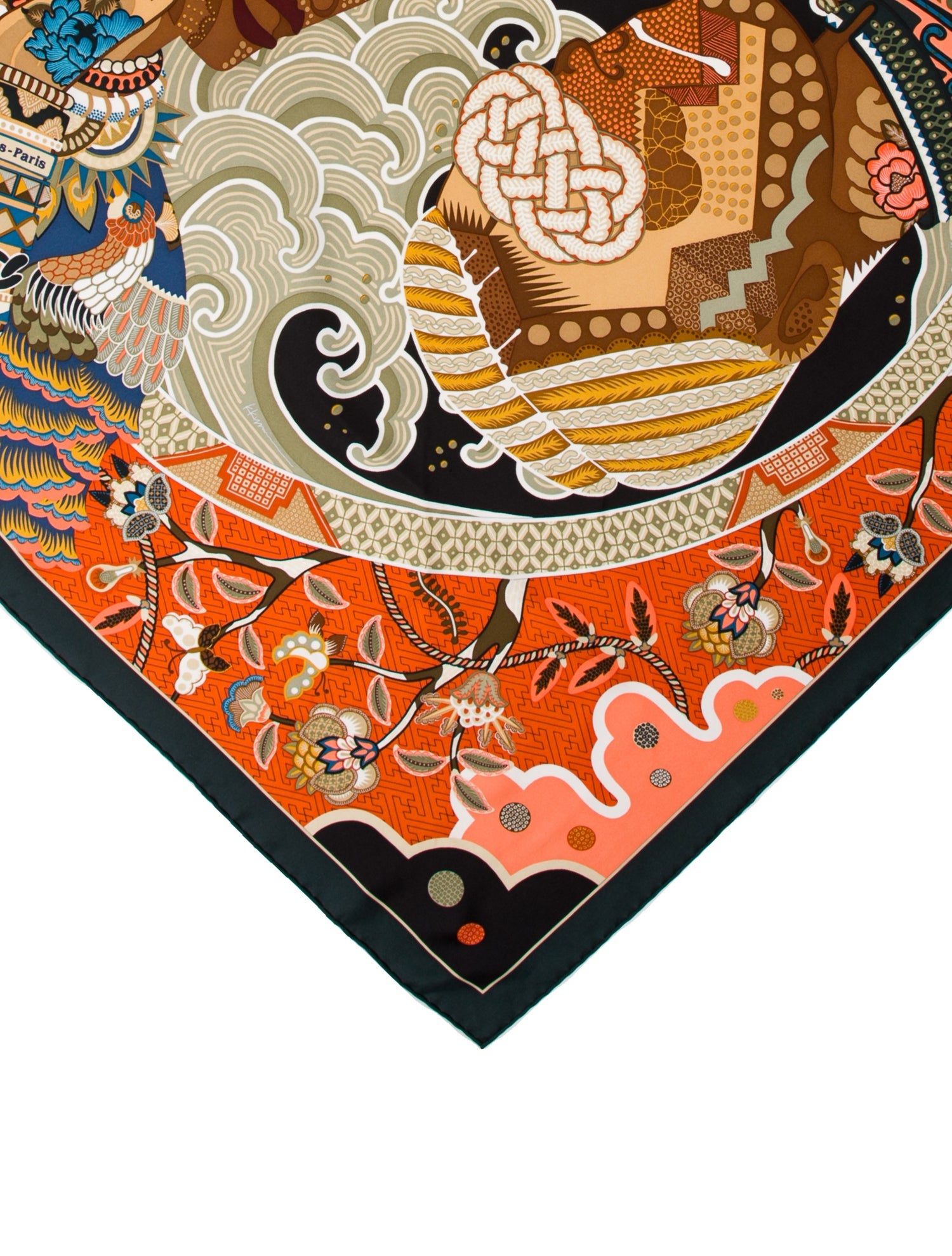 Hermès Duo Cosmique Silk Scarf