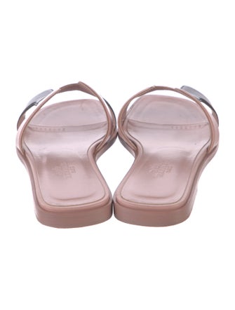 Hermès Oran Leather Slides