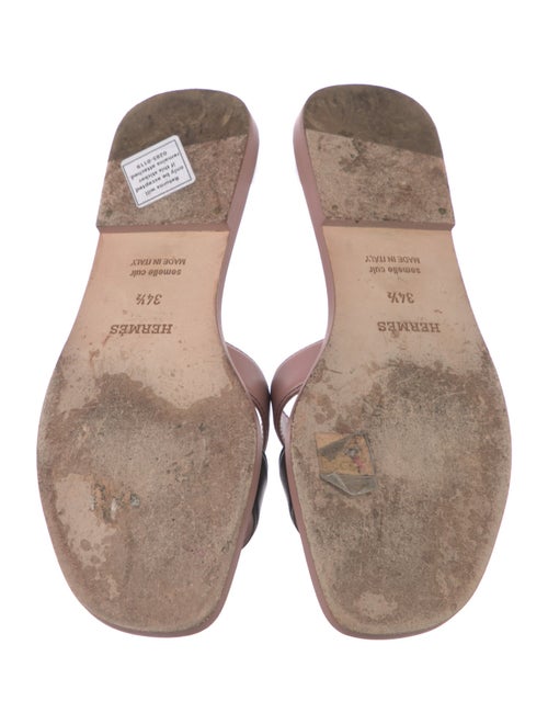 Hermès Oran Leather Slides