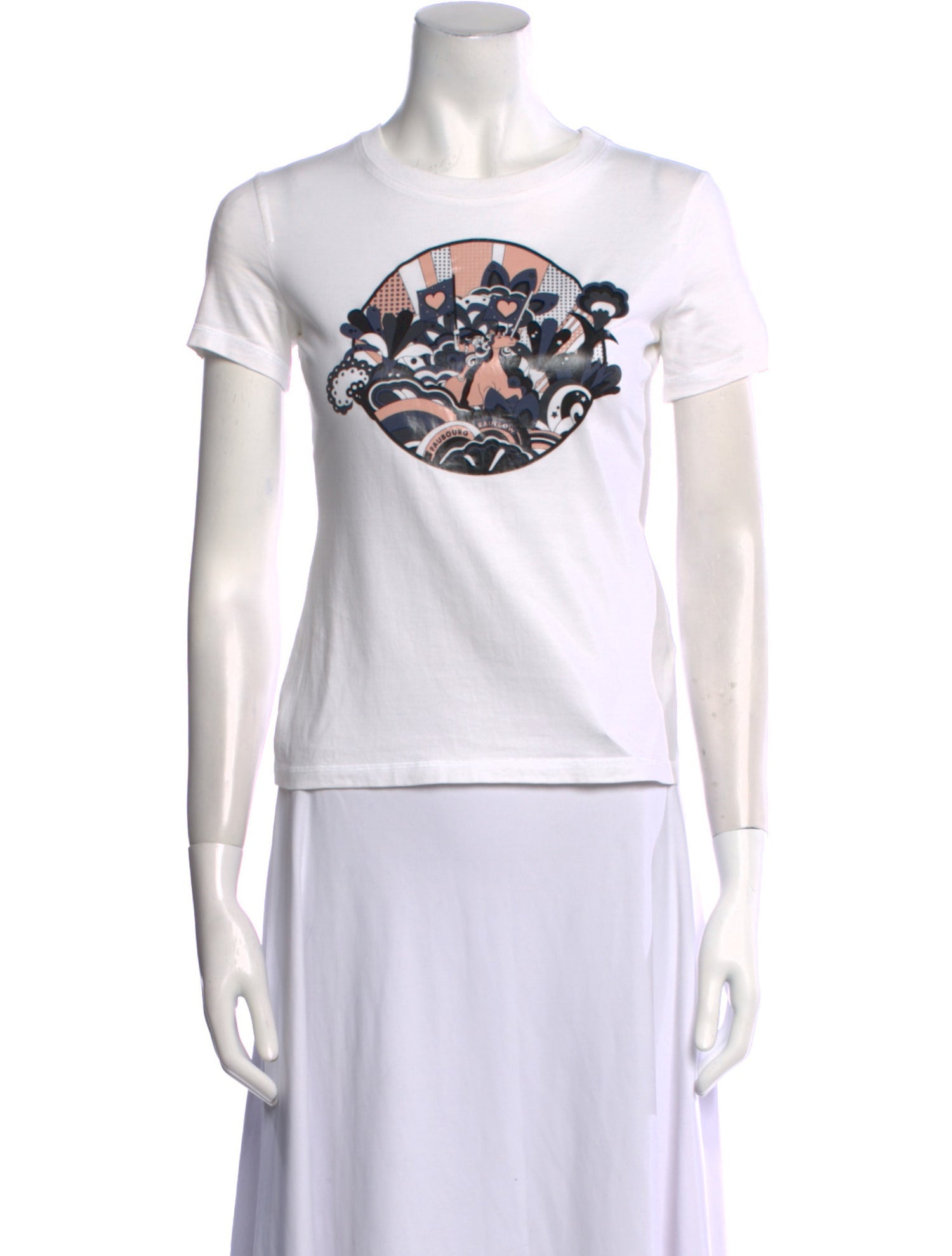 Hermès Graphic Print Crew Neck T-Shirt