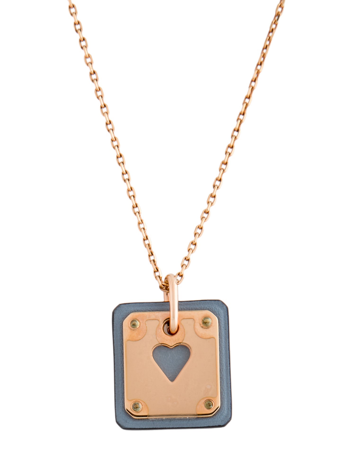 Nina Ricci Crystal Heart NR Pendant Necklace - Pendant