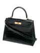 Hermès Shiny Niloticus Crocodile Kelly II Sellier 28