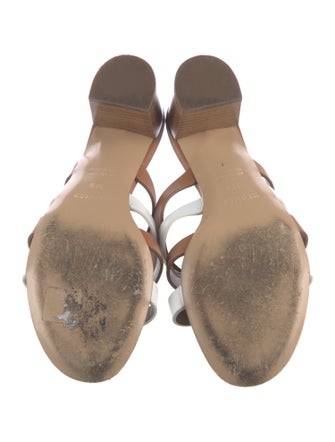 Hermès Amica Leather Slides