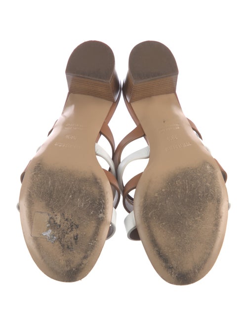 Hermès Amica Leather Slides