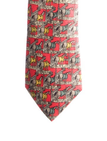 Hermès Ties Silk Pattern Tie